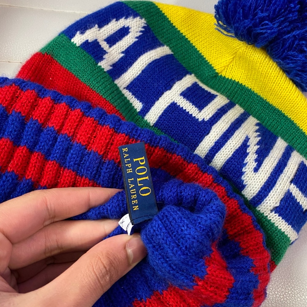 Ralph Lauren Hi Tech Alpine Pom-Pom Hat